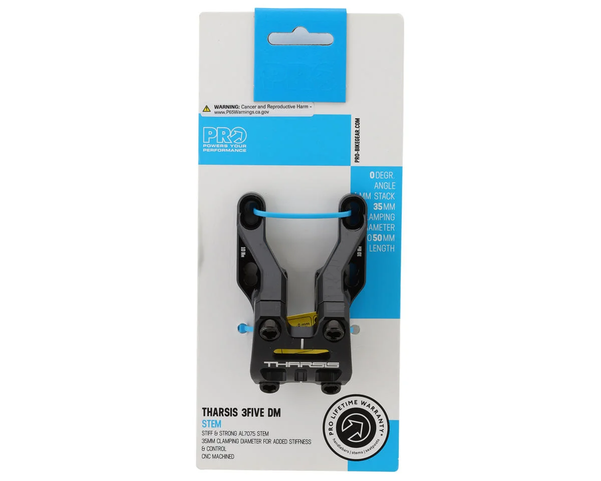 PRO Tharsis 3Five Direct Mount Stem (Black) (45-50mm) (0°) - view 4